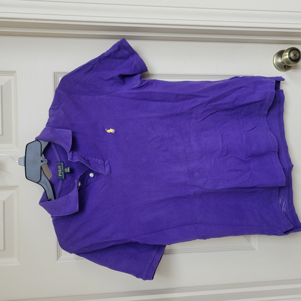 Polo by Ralph Lauren Purple Polo Shirt Short Sleeve
